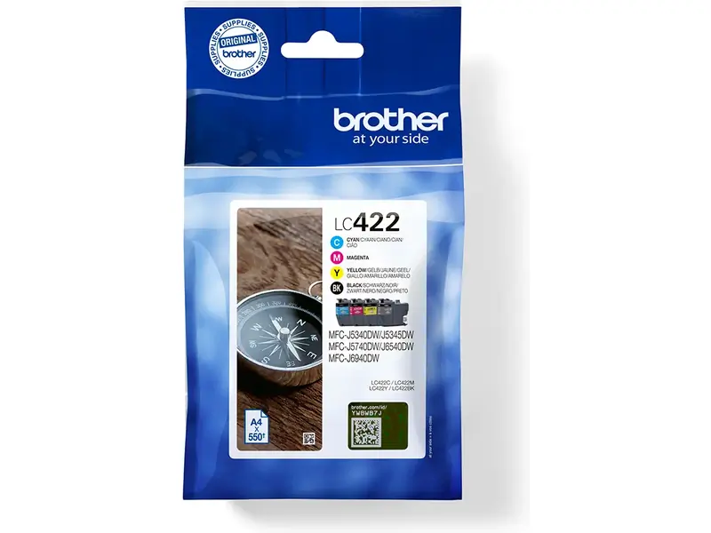 Brother LC-422VAL Ink Cartridge 4-color Multipack - Brother ink or toner cartridge