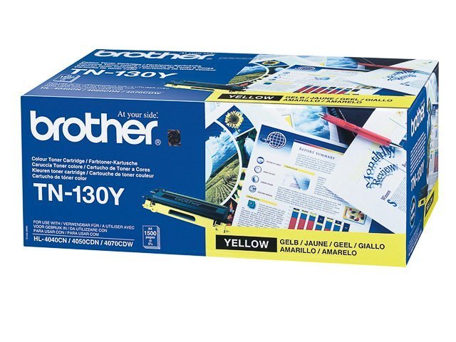 Brother TN 130Y Toner yellow 1500 - TN130Y - Brother ink or toner cartridge