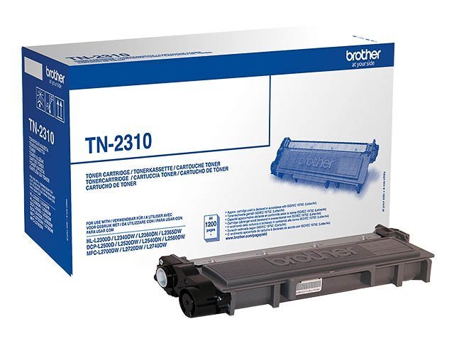 Brother TN 2310 Toner black 1200 - TN2310 - Brother ink or toner cartridge