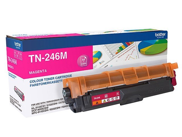 Brother TN 246M Toner magenta 2200 - TN246M - Brother ink or toner cartridge