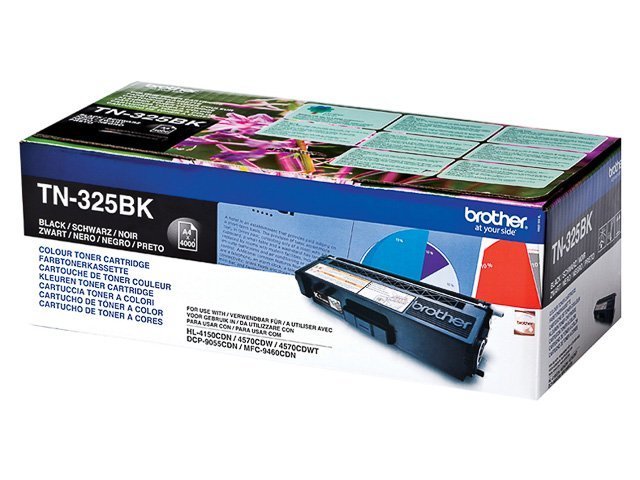 Brother TN 325BK Toner black 4000 - TN325BK - Brother ink or toner cartridge