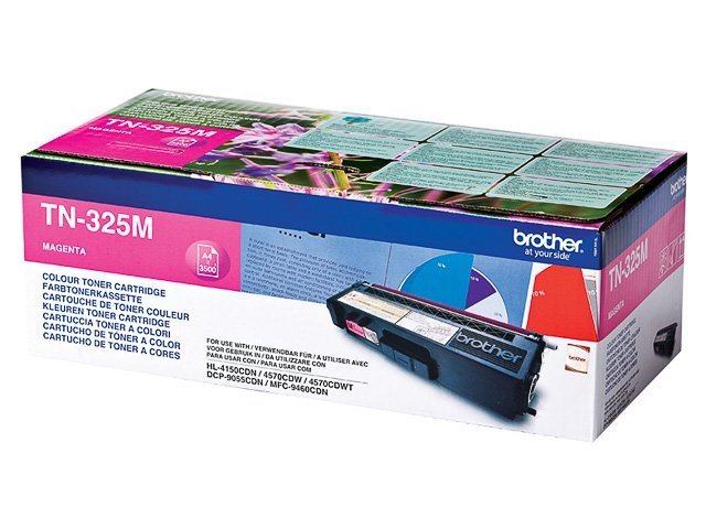 Brother TN 325M Toner magenta 3500 - TN325M - Brother ink or toner cartridge