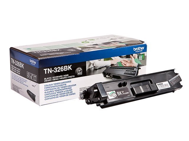 Brother TN 326BK Toner black 4000 - TN326BK - Brother ink or toner cartridge