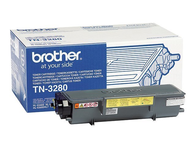 Brother TN 3280 Toner black 8000 - TN3280 - Brother ink or toner cartridge