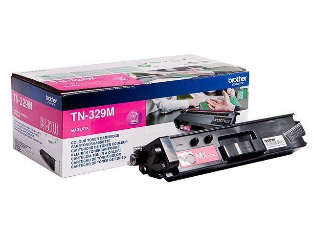 Brother TN 329M Toner magenta 6000 - TN329M - Brother ink or toner cartridge