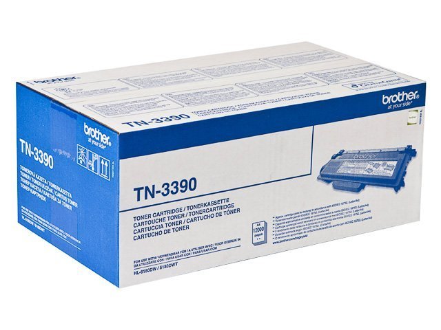 Brother TN 3390 Toner black 12.000 - TN3390 - Brother ink or toner cartridge