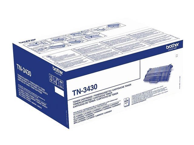 Brother TN 3430 Toner black 3000 - TN3430 - Brother ink or toner cartridge
