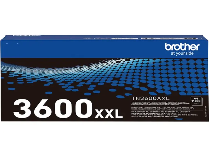 Brother TN-3600XXL Toner Black Extra High Capacity - Brother ink or toner cartridge
