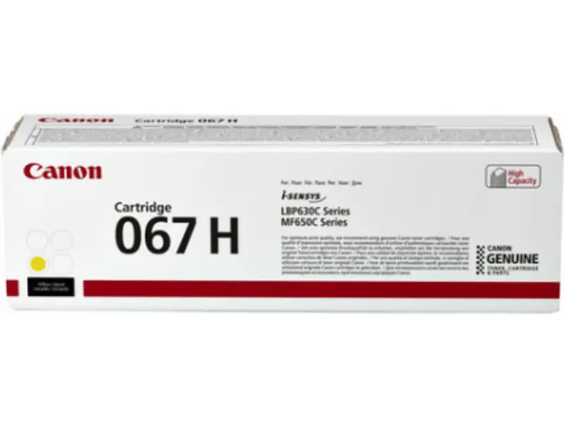 Canon 067H Y Toner Yellow High Capacity - Canon ink or toner cartridge