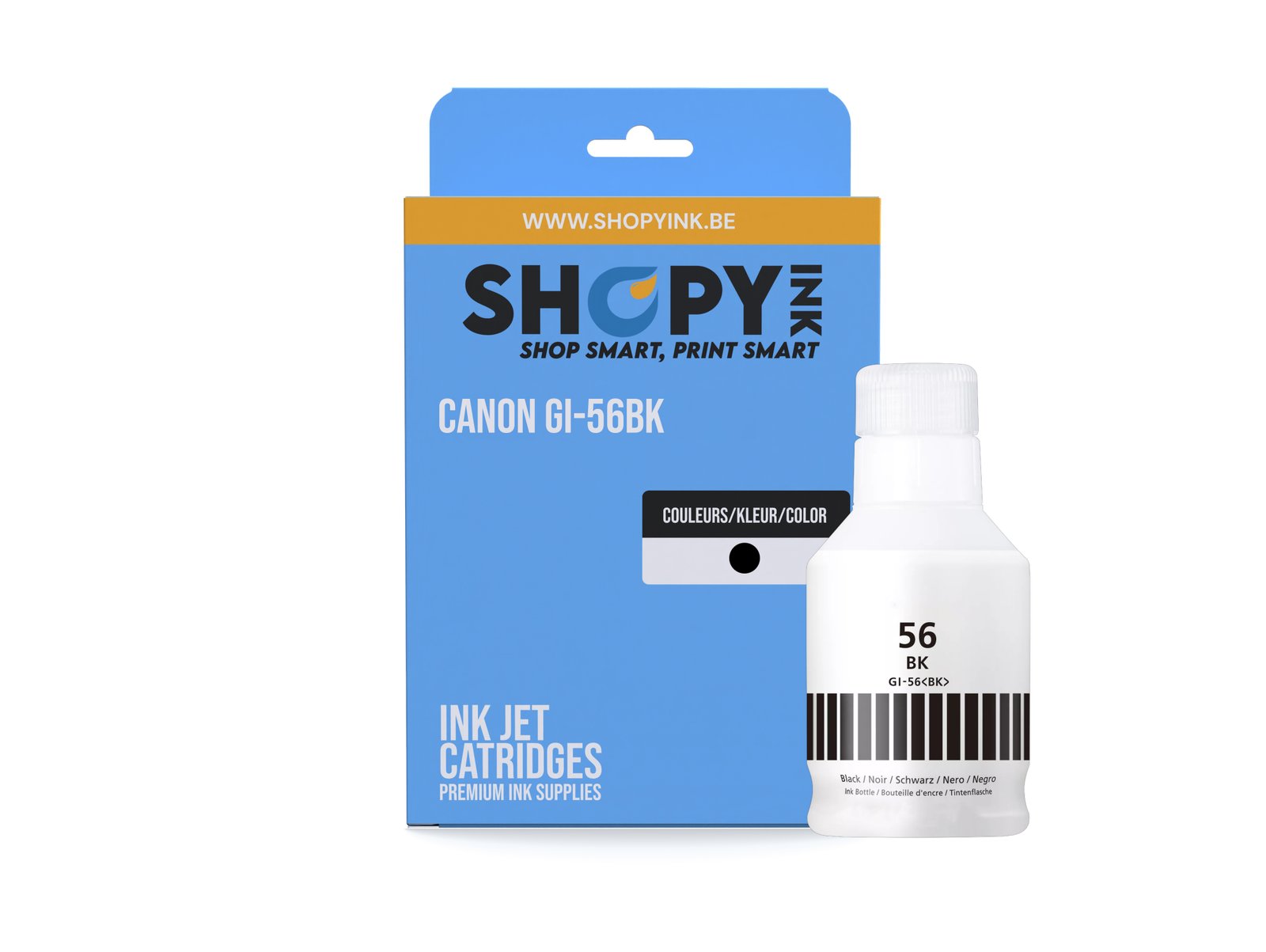 Cartouches compatible Canon GI-56BK  Black - Shopyink ink or toner cartridge