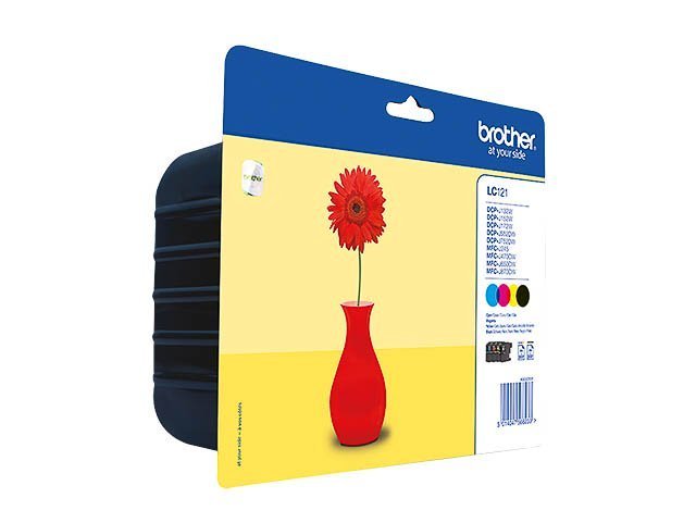 Cartouches Brother-LC121VALBPDR ink (4) cmyk -LC121VALBPDR - Brother ink or toner cartridge