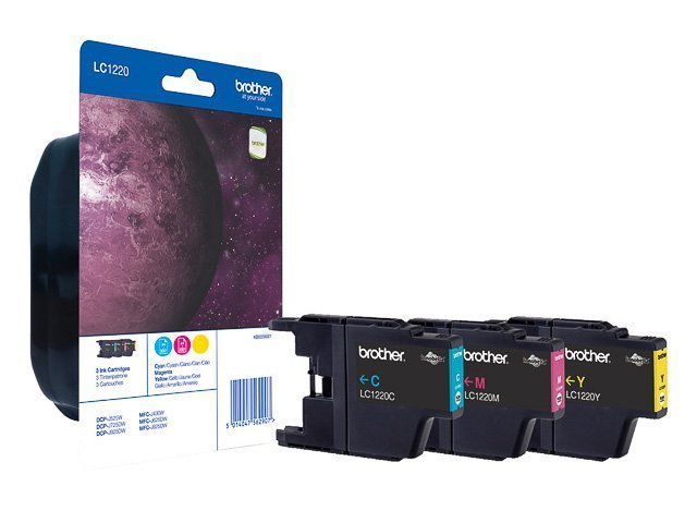 Cartouches Brother-LC1220RBWBPDR ink (3) cmy -LC1220RBWBPDR - Brother ink or toner cartridge