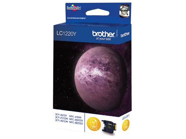 Cartouches Brother-LC1220Y ink yellow 300 -LC1220Y - Brother ink or toner cartridge