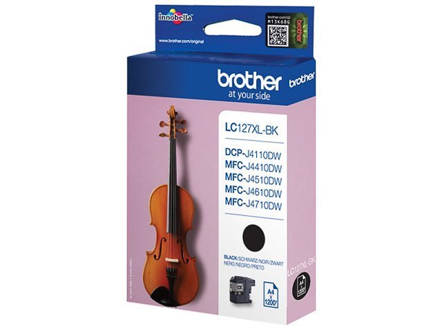 Cartouches Brother-LC127XLBK ink black 1200 -LC127XLBK - Brother ink or toner cartridge