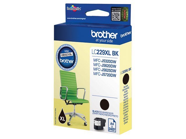 Cartouches Brother-LC229XLBK ink black 2400 -LC229XLBK - Brother ink or toner cartridge