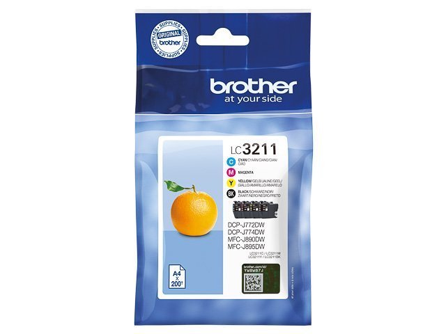 Cartouches Brother-LC3211VALDR/MFC ink (4) cmyk -LC3211VALDR - Brother ink or toner cartridge