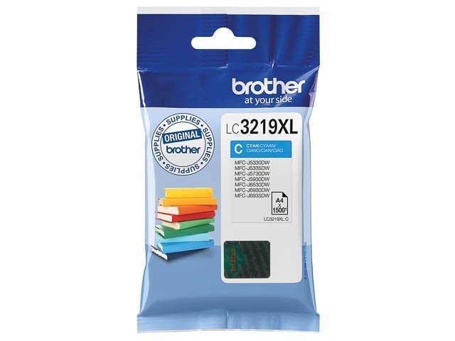 Cartouches Brother-LC3219XLC ink cyan 1500 -LC3219XLC - Brother ink or toner cartridge