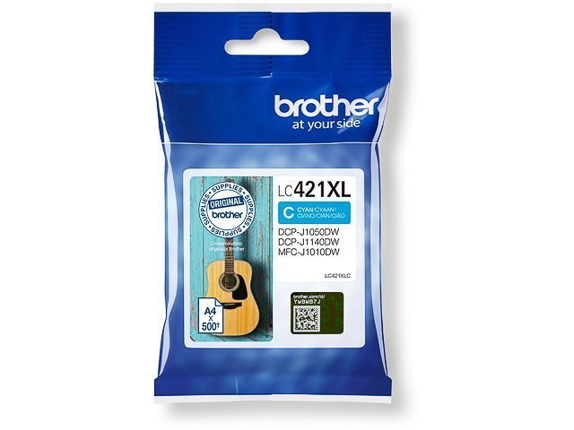 Cartouches Brother-LC421XLCJ/MFCJ ink cyan -LC421XLC - Brother ink or toner cartridge