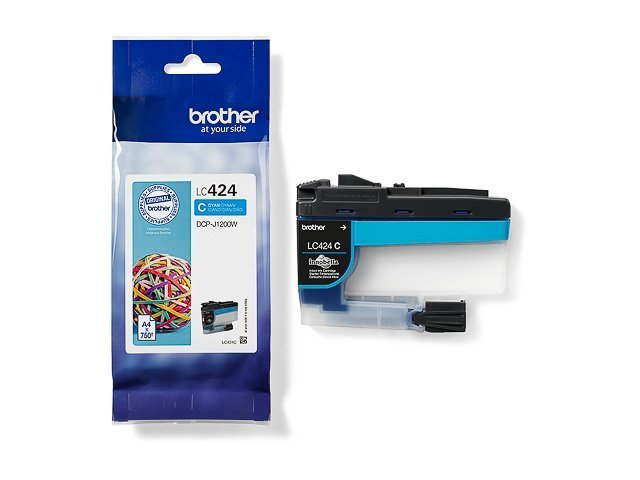 Cartouches Brother-LC424C Mini19J ink cyan 750 -LC424C - Brother ink or toner cartridge