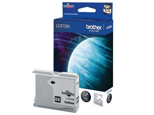 Cartouches Brother-LC970BK ink black 350pages -LC970BK - Brother ink or toner cartridge