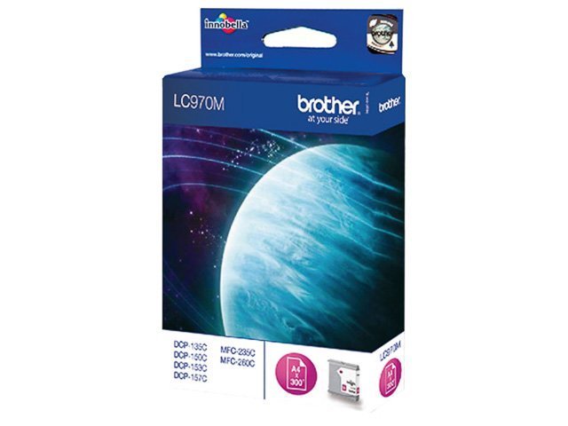 Cartouches Brother-LC970M ink magenta 300pages -LC970M - Brother ink or toner cartridge