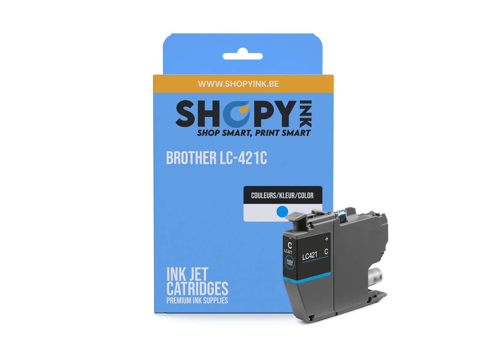 Cartouches compatible Brother LC-421C Cyan