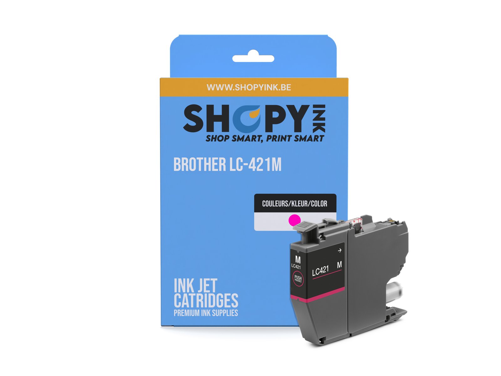 Cartouches compatible Brother LC-421M Magenta