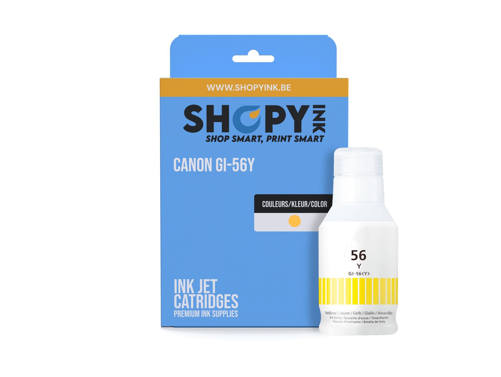 Cartouches compatible Canon GI-56Y Yellow