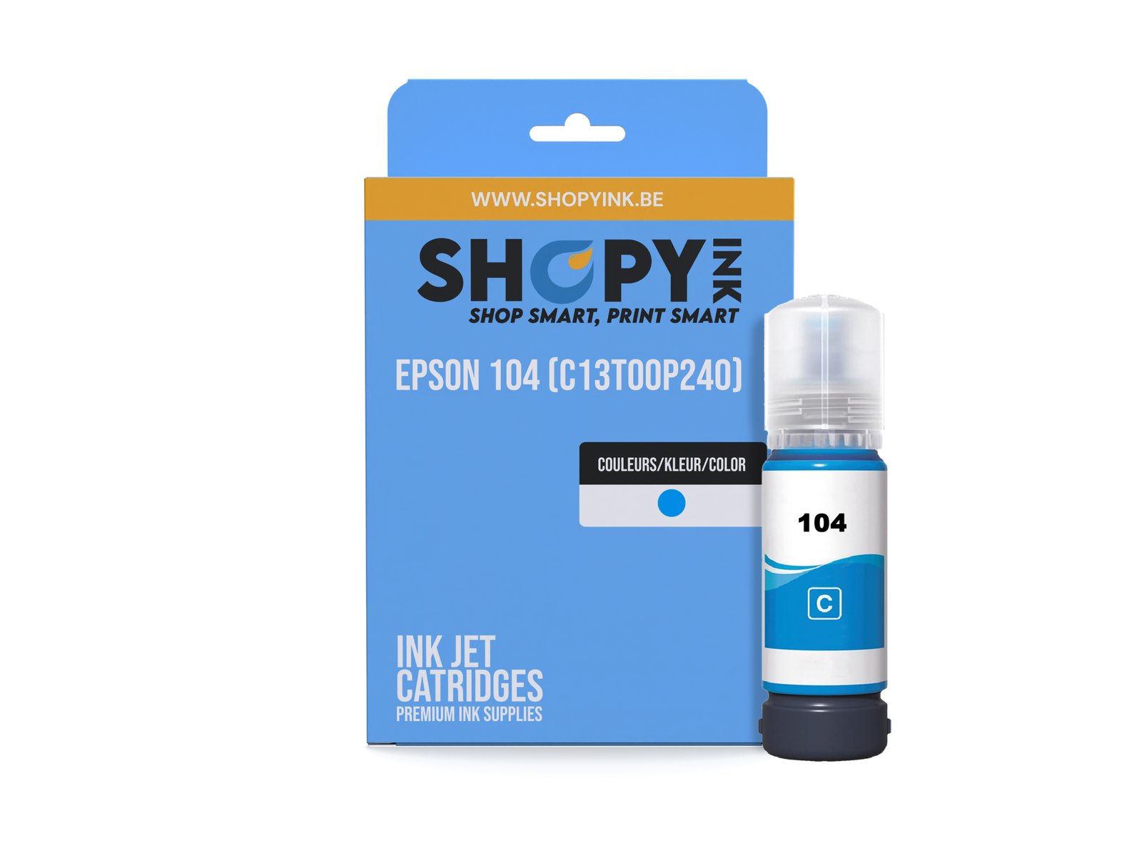 Cartouches compatible Epson 104 (C13T00P240)  Cyan