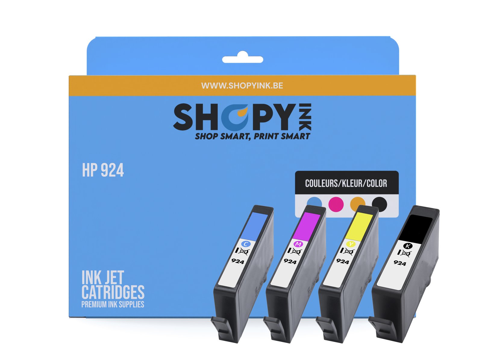 Cartouches compatible HP 924 (4K0U3/4/5/6NE) 4-color Multipack