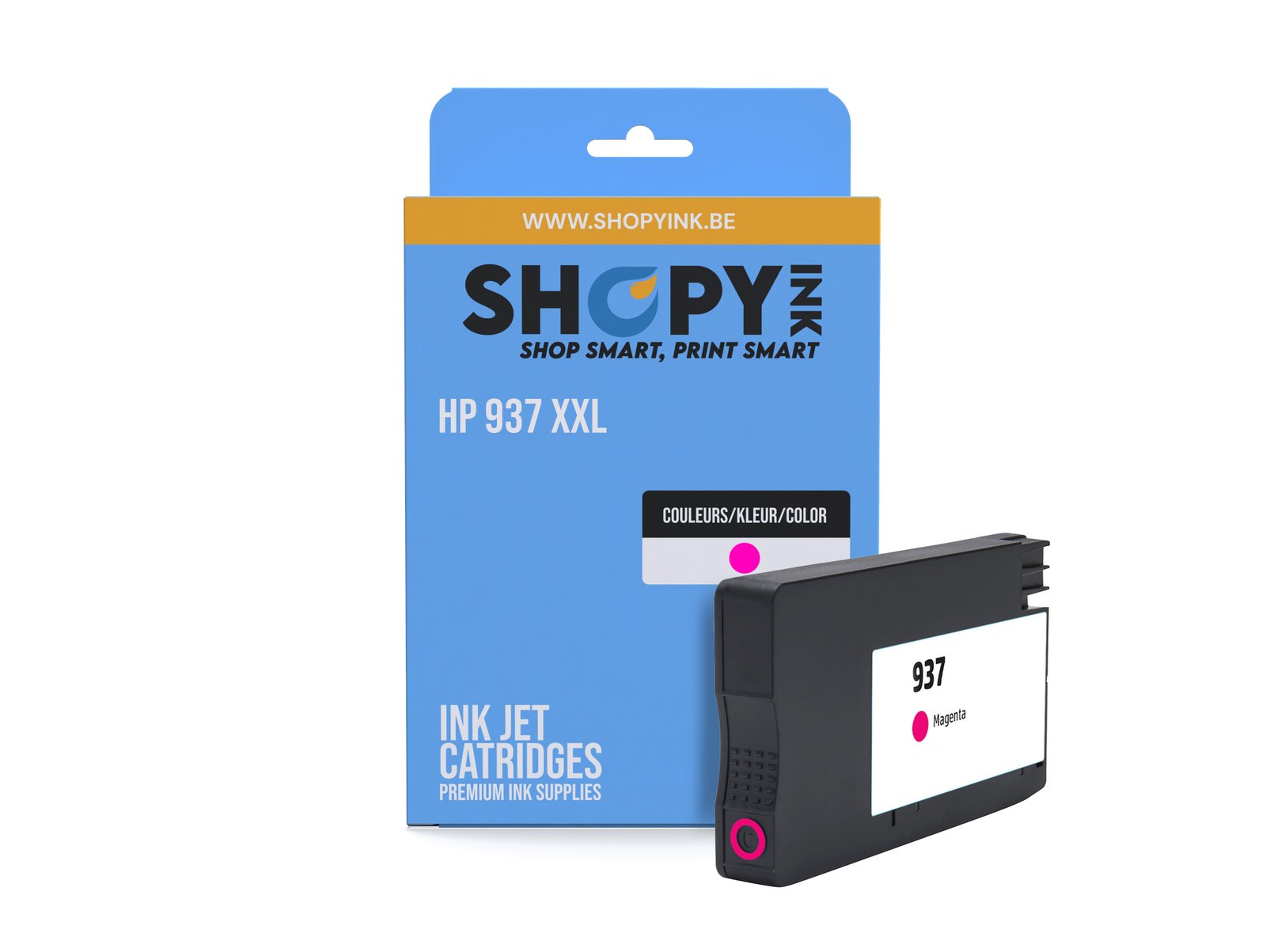 Cartouches compatible HP 937 (4S6W3NE) Magenta Extra High Capacity