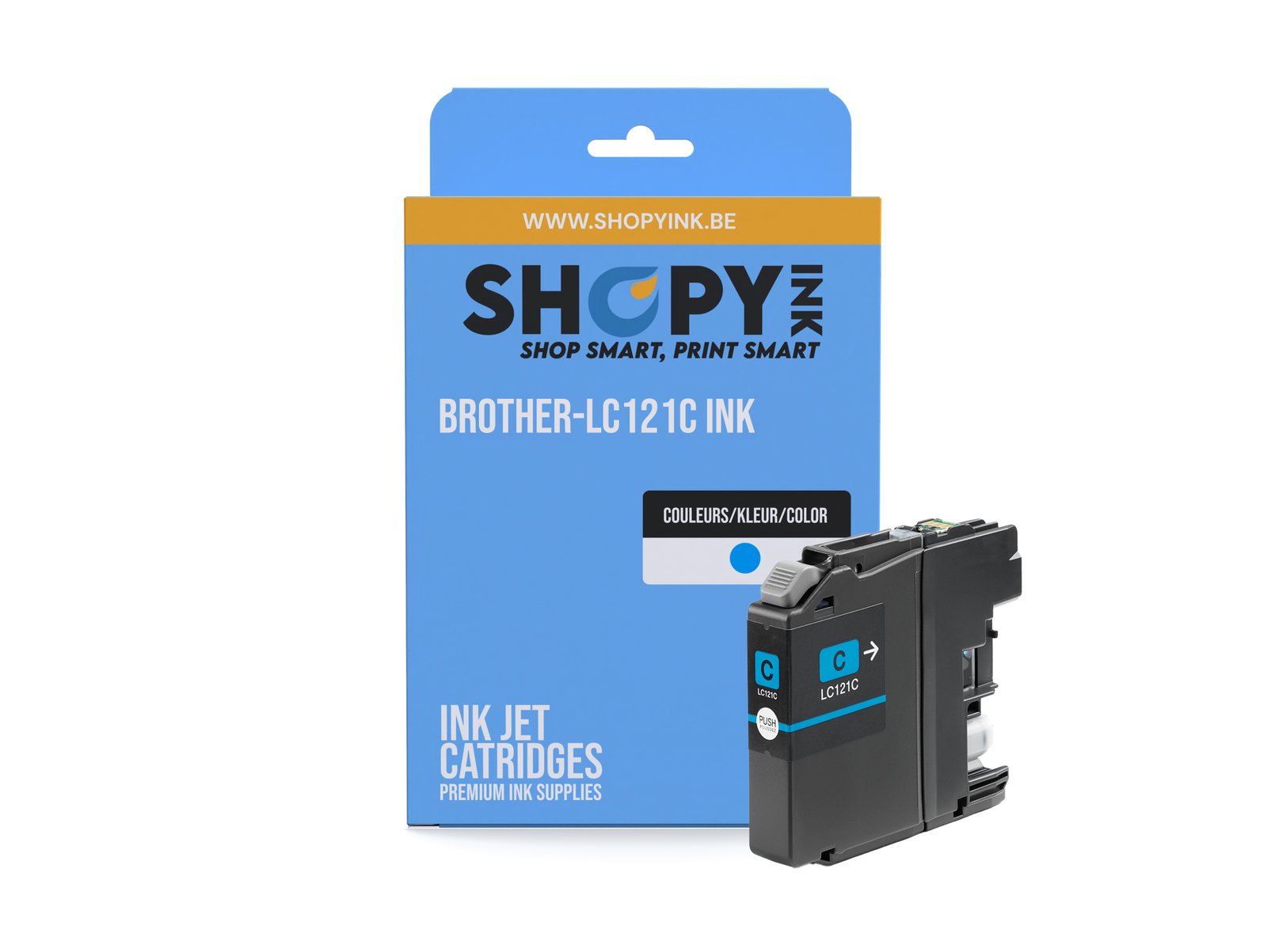 Cartouches compatible Brother-LC121C ink cyan - LC121C