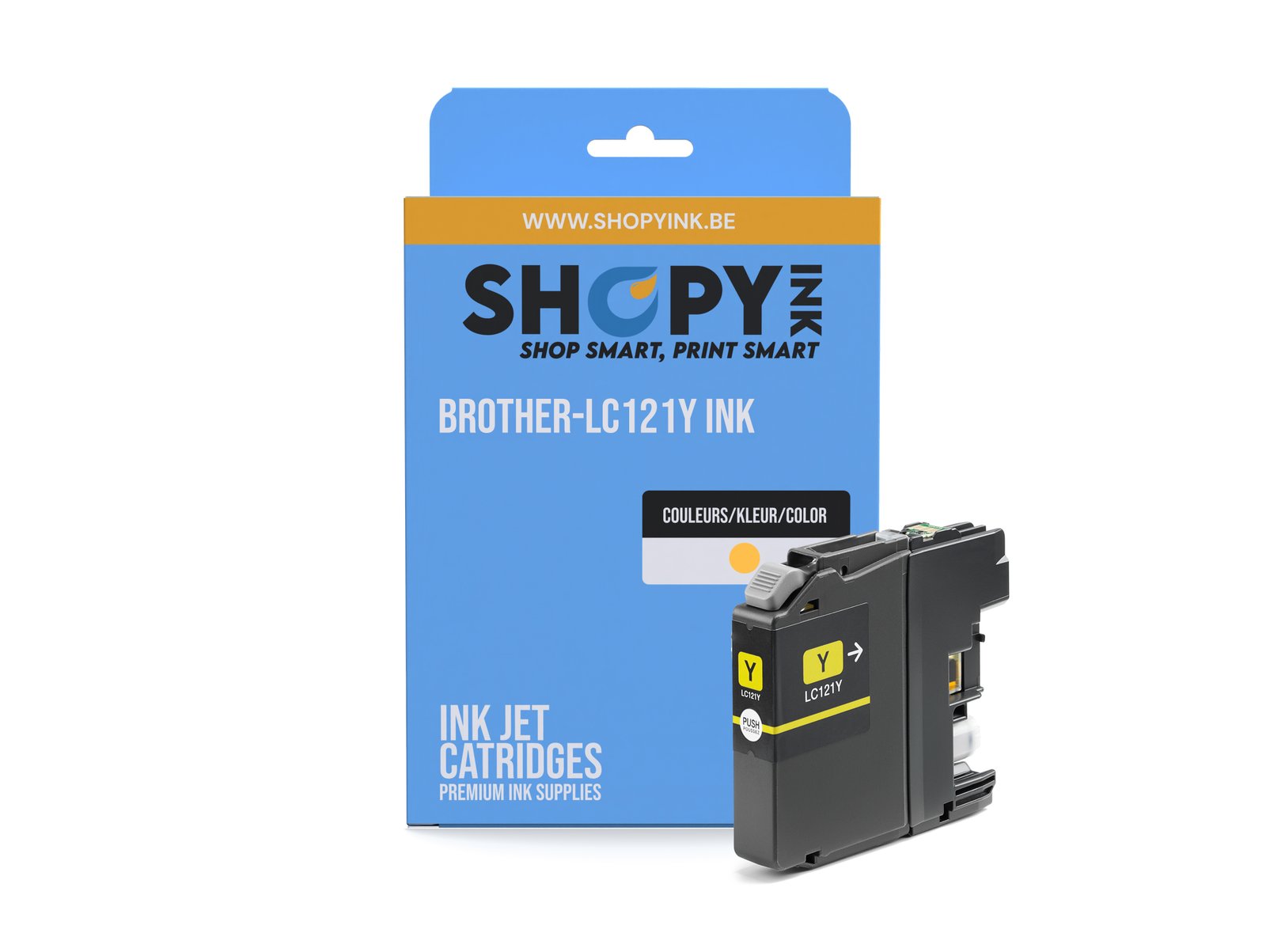 Cartouches compatible Brother-LC121Y ink yellow - LC121Y