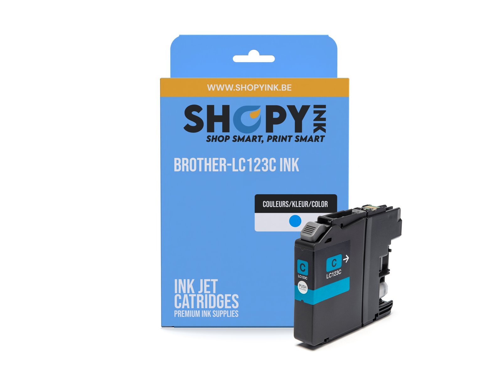 Cartouches compatible Brother-LC123C ink cyan -LC123C