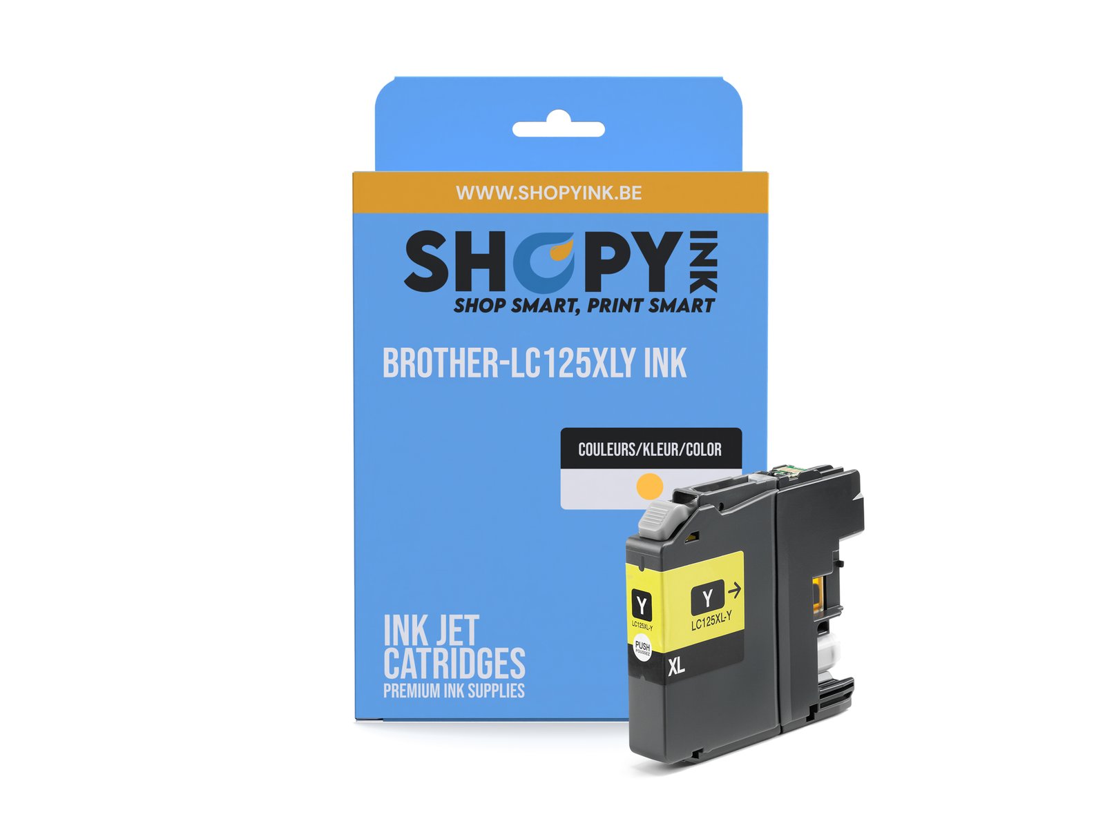 Cartouches compatible Brother-LC125XLY ink yellow - LC125XLY