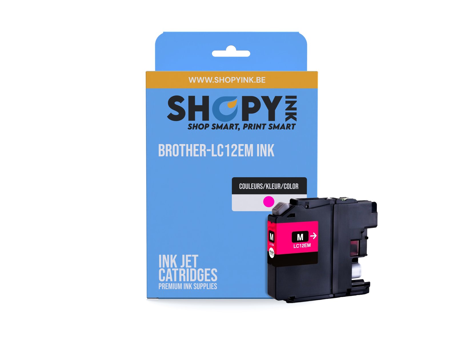 Cartouches compatible Brother-LC12EM ink magenta -LC12EM