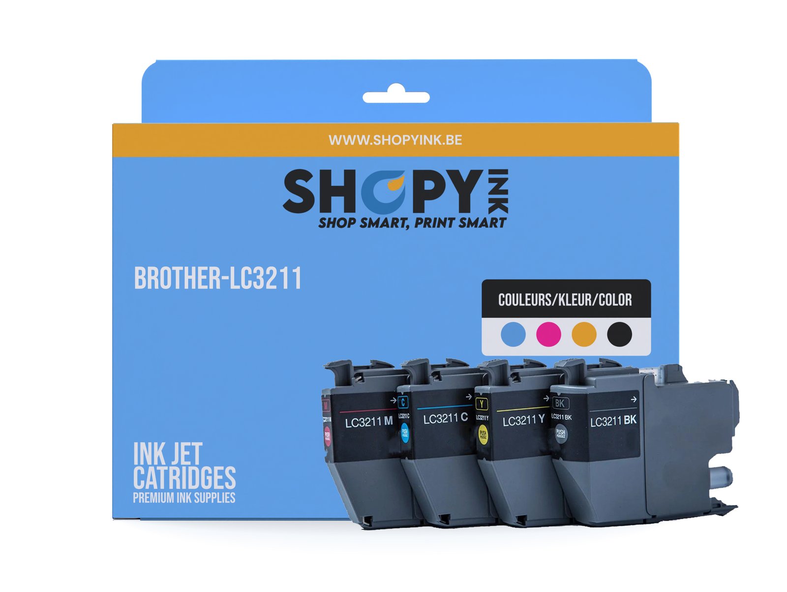 Cartouches compatible Brother-LC3211VALDR/MFC ink (4) cmyk -LC3211VALDR