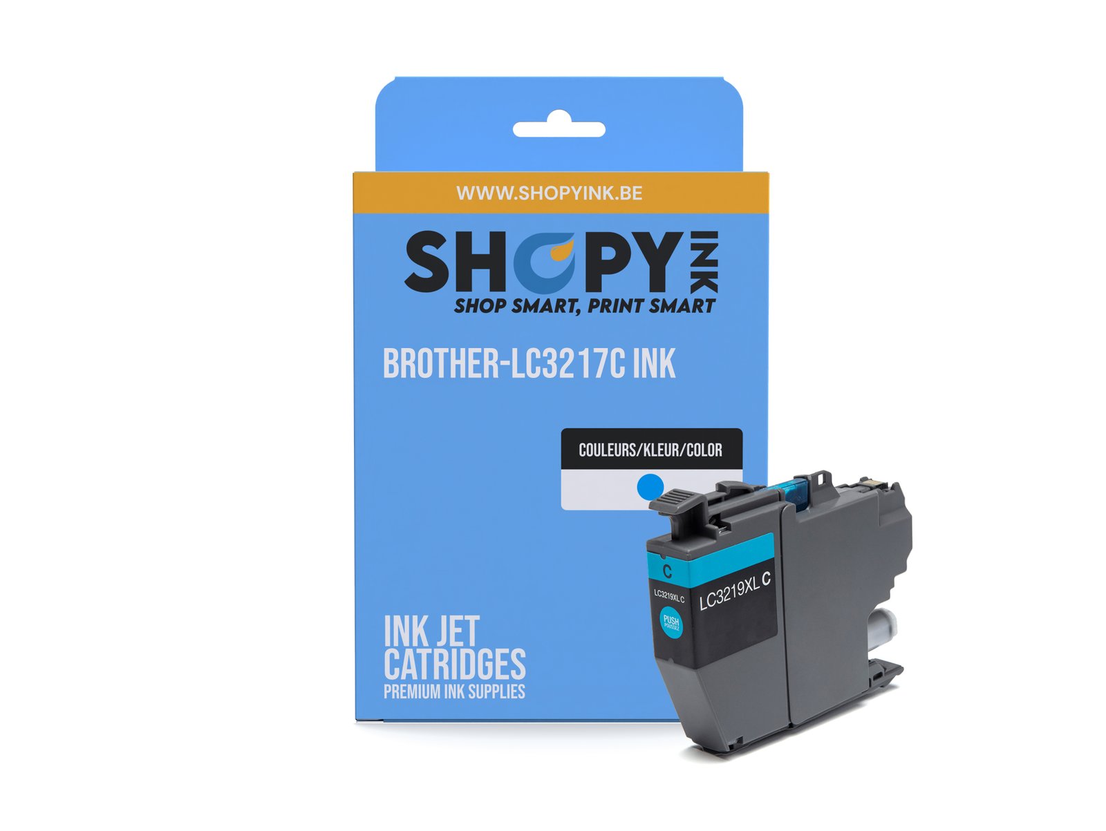 Cartouches compatible Brother-LC3217C ink cyan -LC3217C