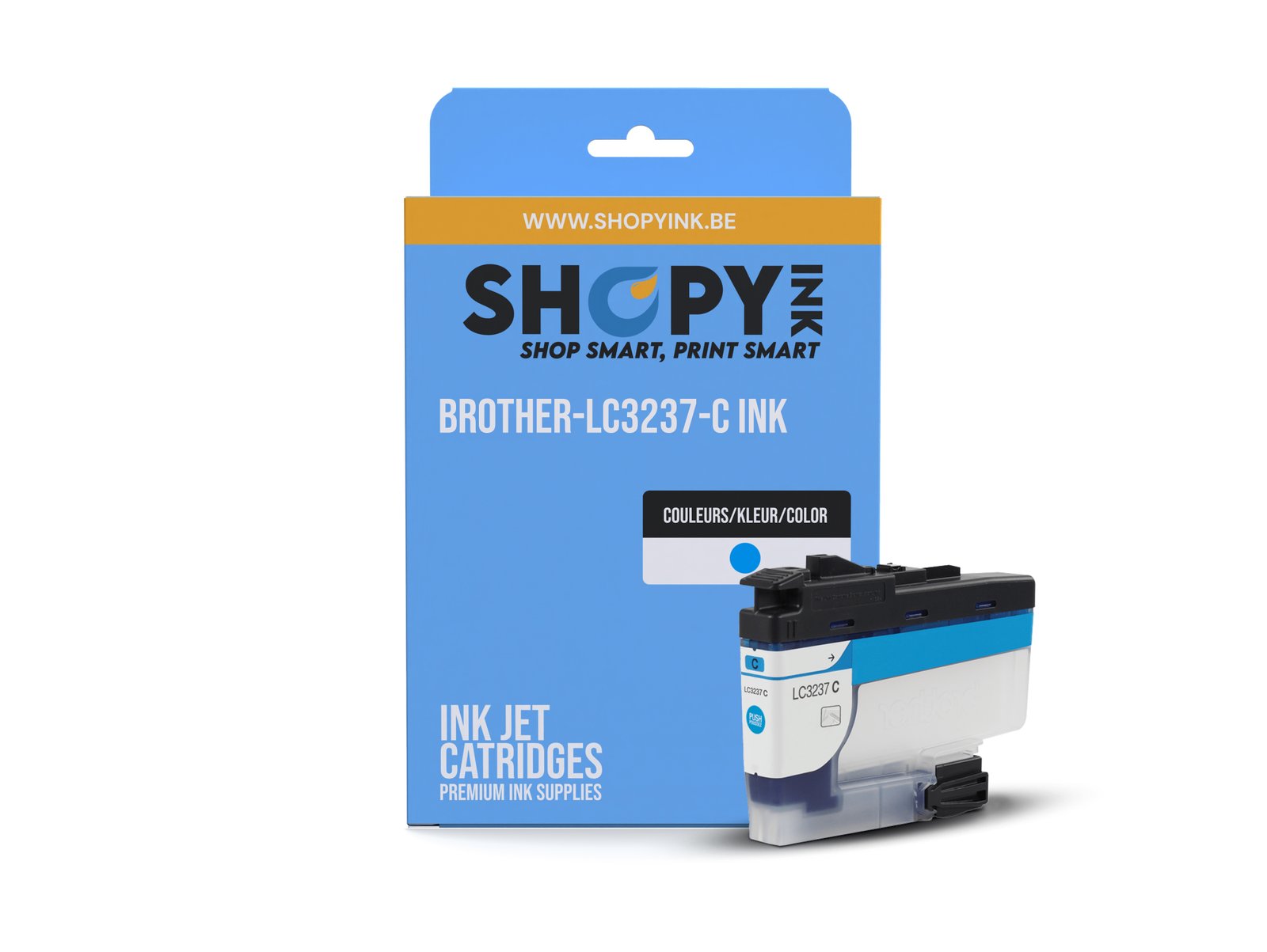 Cartouches compatible Brother-LC3237-C ink cyan -LC3237C
