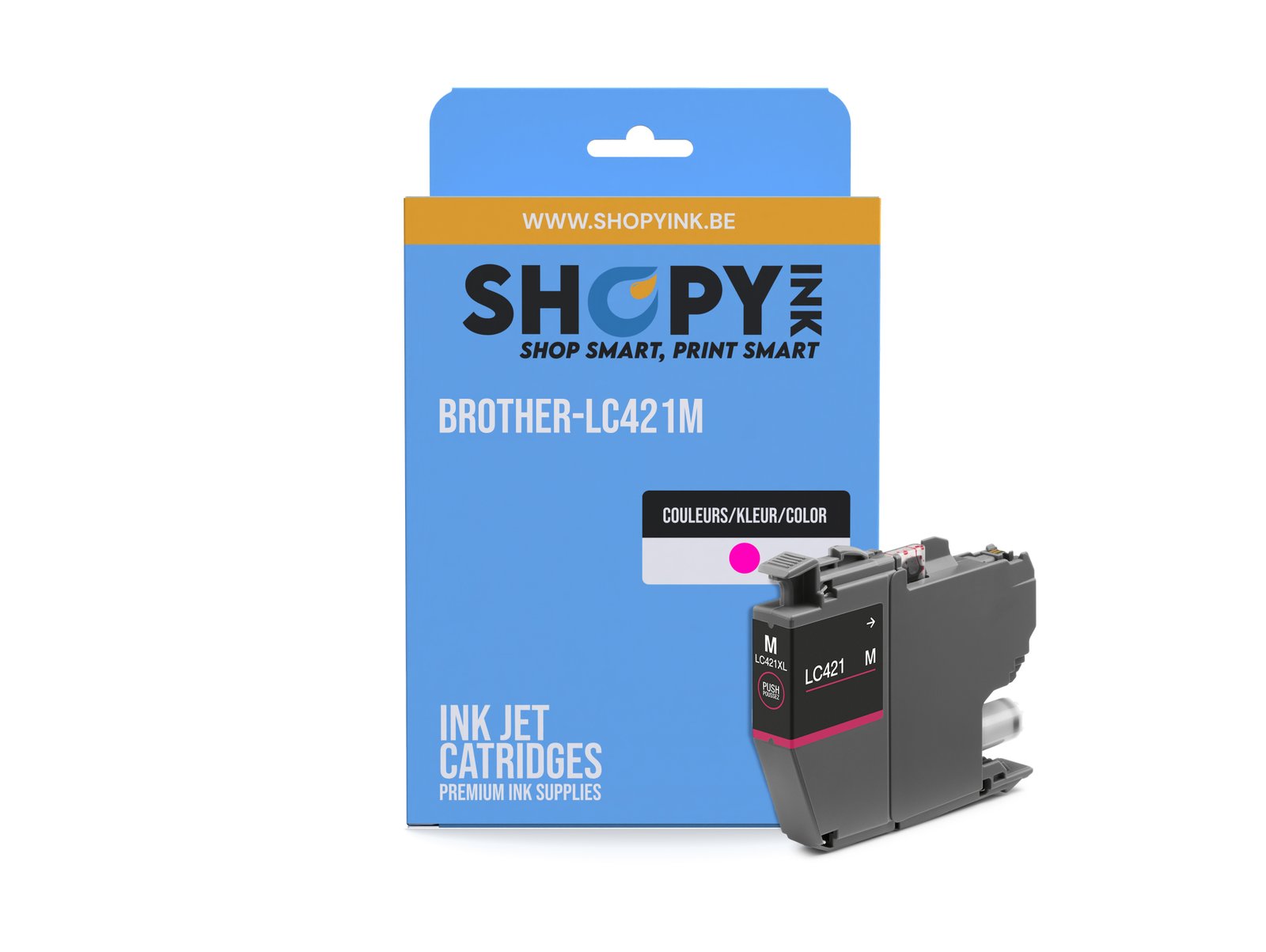 Cartouches compatible Brother-LC421M J/MFCJ ink magenta -LC421M