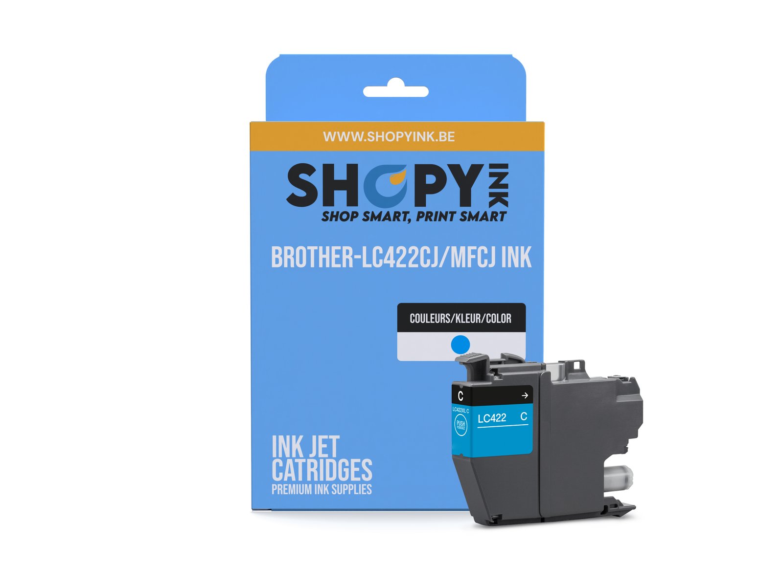 Cartouches compatible Brother-LC422CJ/MFCJ ink cyan -LC422C