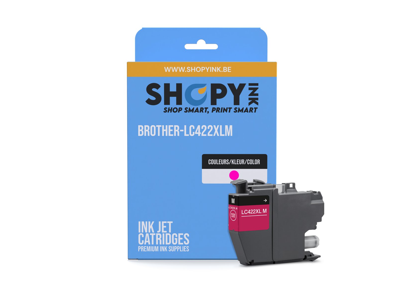 Cartouches compatible Brother-LC422XLMJ/MFCJ ink magenta -LC422XLM