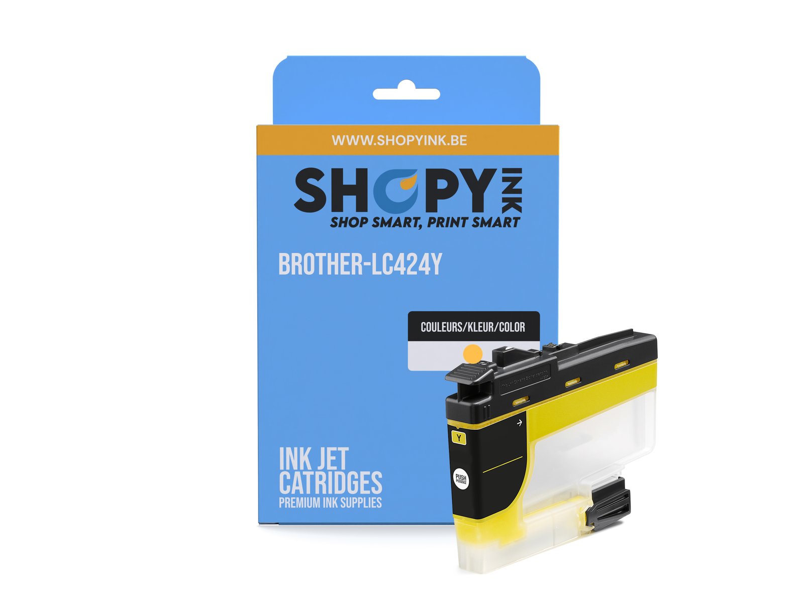 Cartouches compatible Brother-LC424Y Mini19J ink yellow -LC424Y