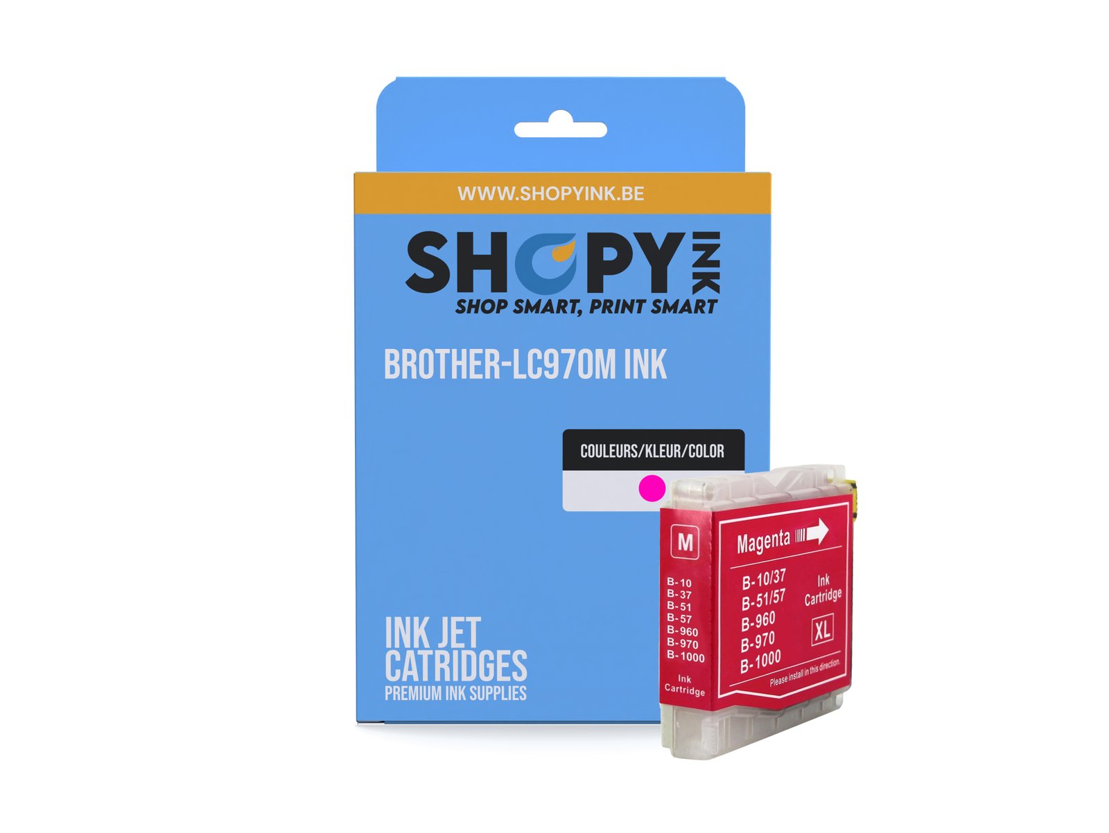 Cartouches compatible Brother-LC970M ink magenta -LC970M