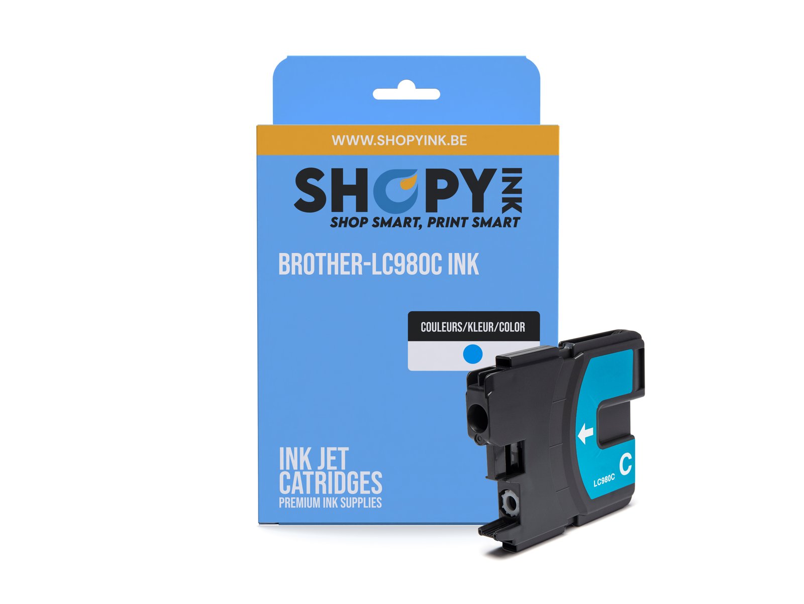 Cartouches compatible Brother-LC980C ink cyan
