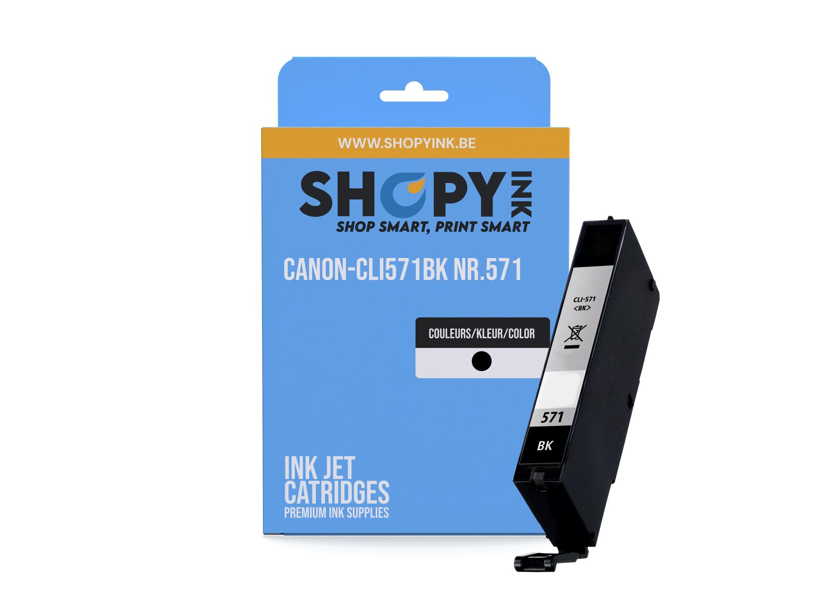 Cartouches compatible Canon-CLI571BK Nr.571 Pixma MG - Shopyink ink or toner cartridge