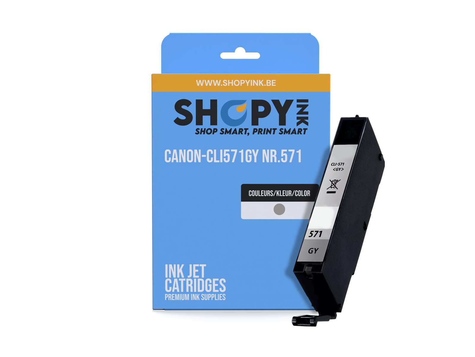 Cartouches compatible Canon-CLI571GY Nr.571 Pixma MG