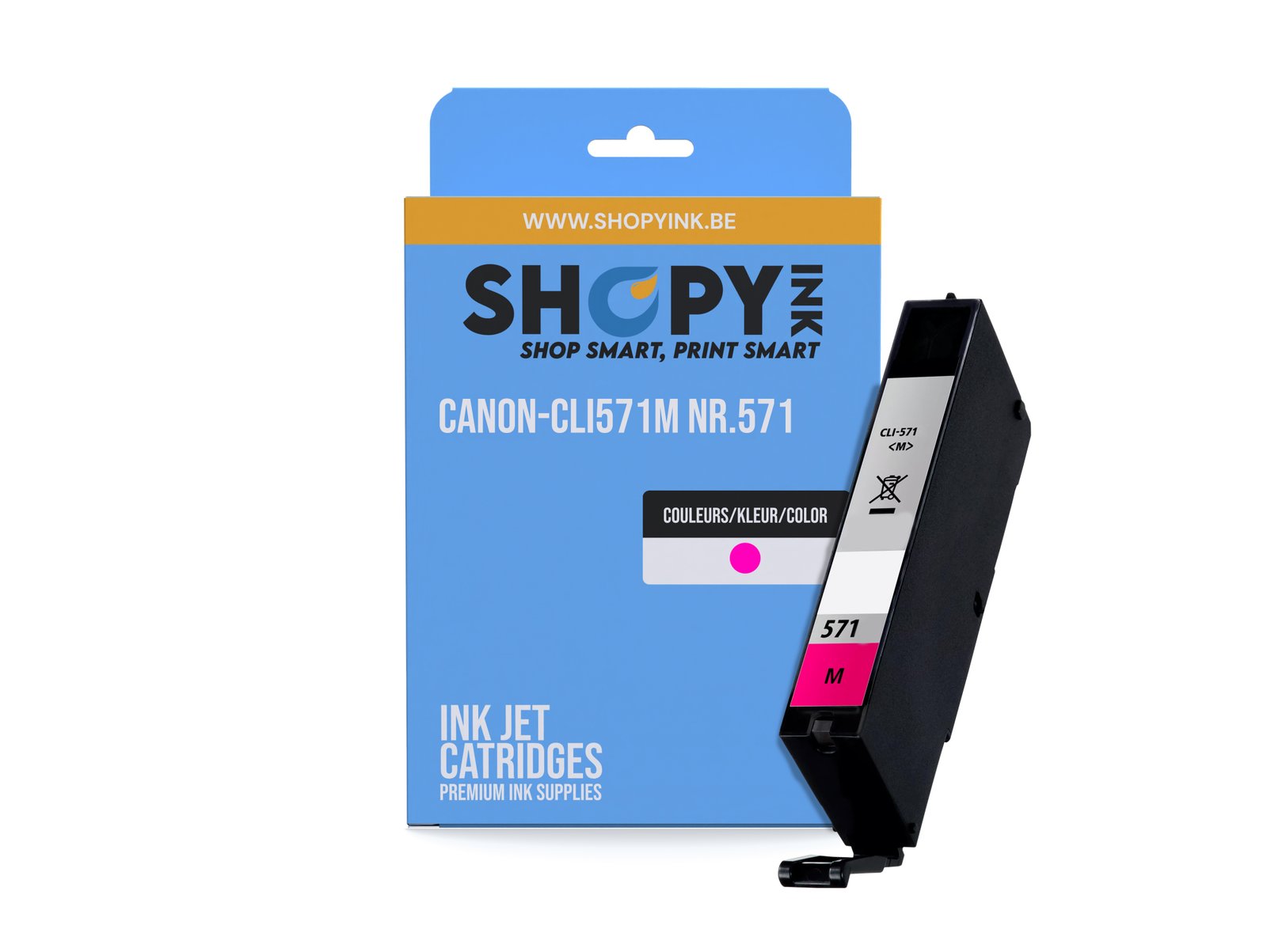 Cartouches compatible Canon-CLI571M Nr.571 Pixma MG