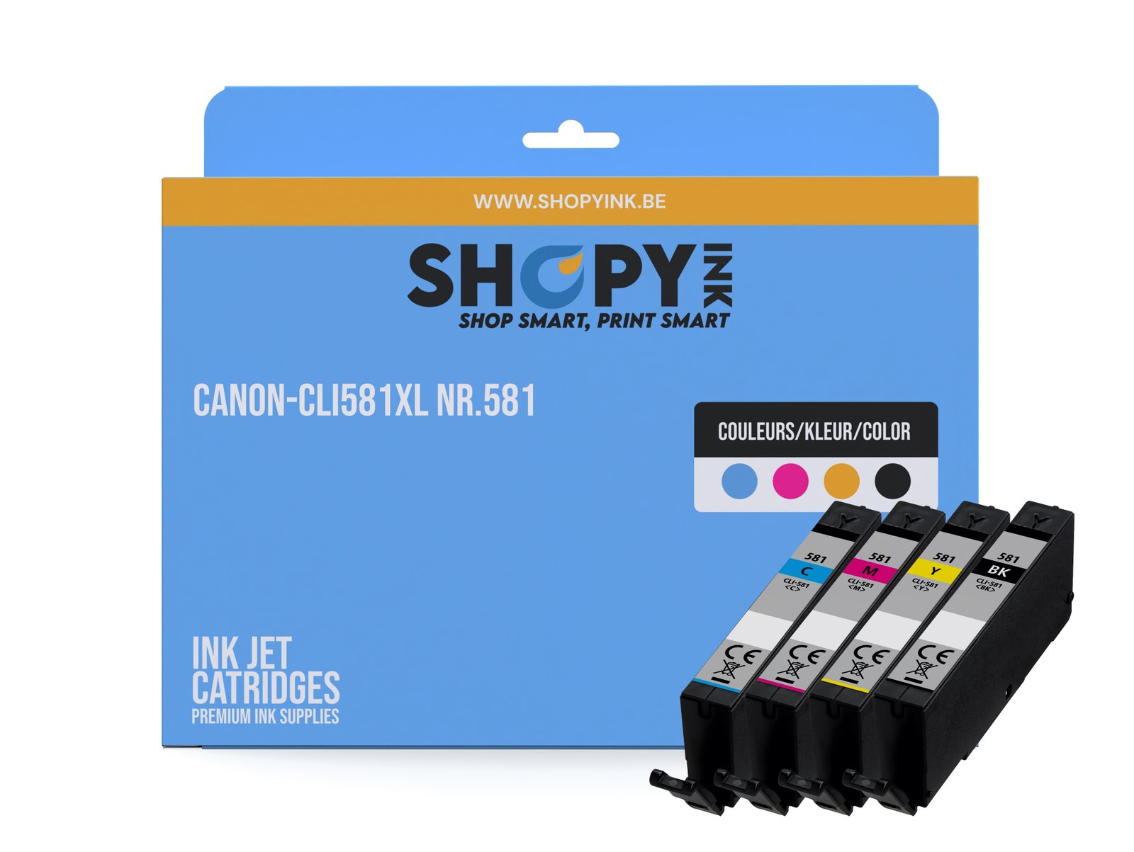 Cartouches compatible Canon-CLI581XL Nr.581