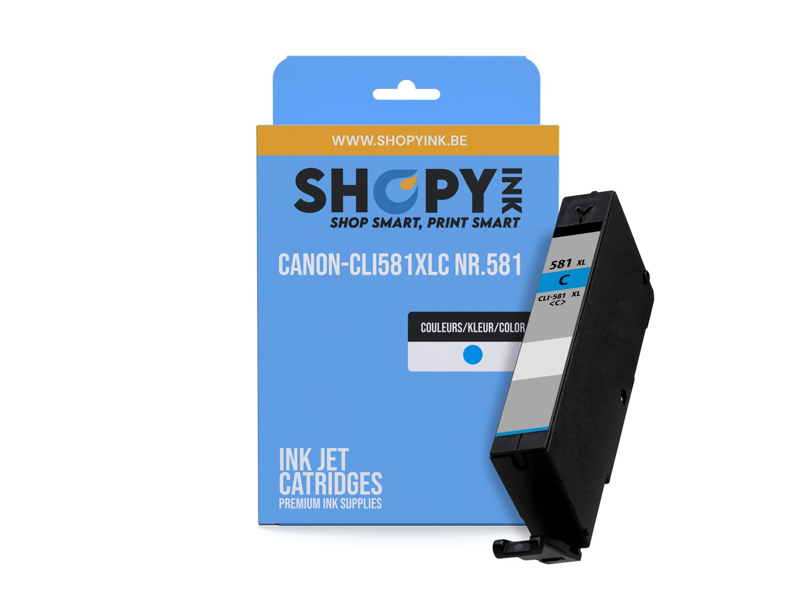 Cartouches compatible Canon-CLI581XLC Nr.581